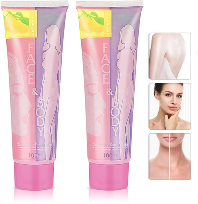 LILLYAMOR Face and Body Cleansing Scrub Gel Deep Cleaning Scrub(200 ml)