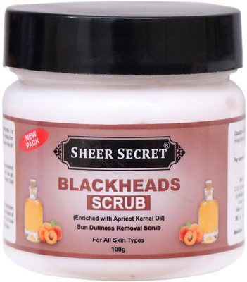 Sheer Secret Blackhead Scrub for all skin type Scrub(100 g)