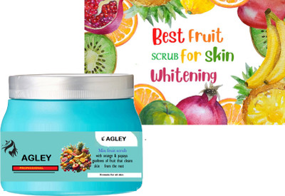 AGLEY Mix-Fruit body Scrub Cream For Tan Removal  Scrub(200 g)