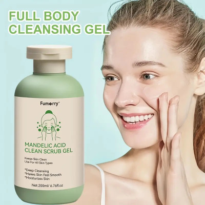 Capella Mandelic Acid Cleansing Gel - Deep Moisturizing Face & Body  Scrub(200 ml)