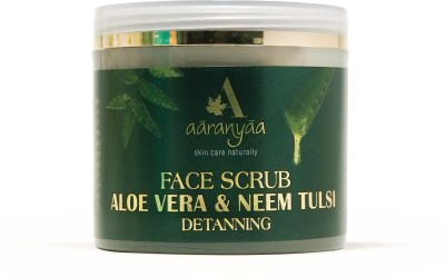 Aaranyaa Aloe Vera & Neem Tulsi Detanning Face Scrub (100 gm) Scrub(100 g)