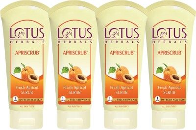 LOTUS HERBALS Apriscrub Fresh Apricot Scrub Glow Scrub(400 g)