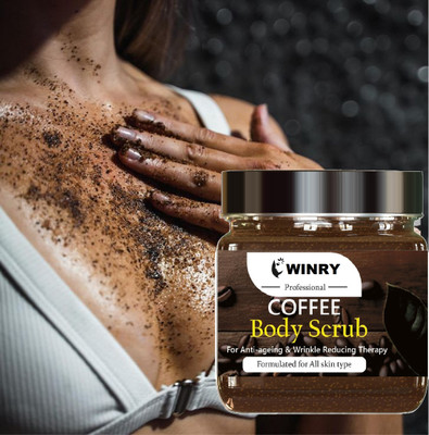 winry Body scrub coffee for womens for all skin type Scrub(200 g)