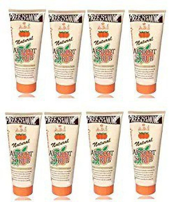 ads Natural Apricot Scrub with Soothing cocoa Butter (Pack of 8)50GM-B20 Scrub(50 g)