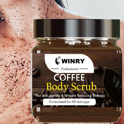 winry coffee face scrub for all skin type Scrub(380 g)
