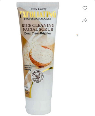 PRETTY COWRY Rice cleaning facial scrub Scrub(120 ml)