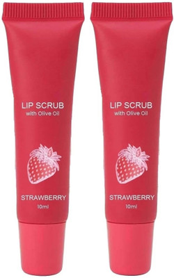 EVERERIN strawberry Lip Scrub | Instantly Smooth Lips  Scrub(20 ml)