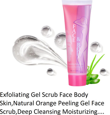 PERLENTE Aloe Face Body Scrub Cleansing Exfoliating Gel NHDF-784 Scrub(100 ml)
