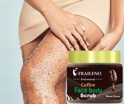 FRAILENO Brighten Skin & Remove Tan Naturally with Coffee Scrub for All Scrub(100 ml)