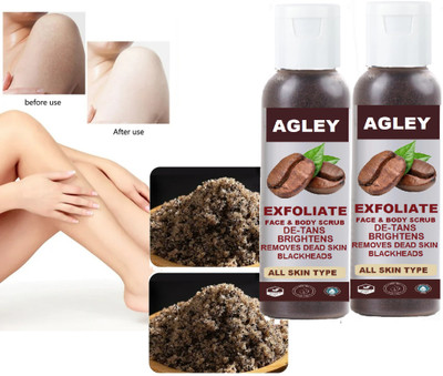 AGLEY Deep Cleansing & Deep Exfoliating Coffee Face & Body  Scrub(200 ml)
