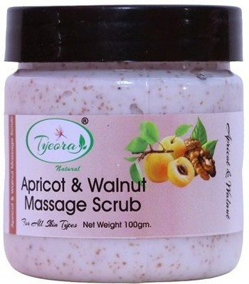Tyeora Apricot & wallnut massage scrub -(100ml) - Elevate Your Skincare Routine  Scrub(100 ml)