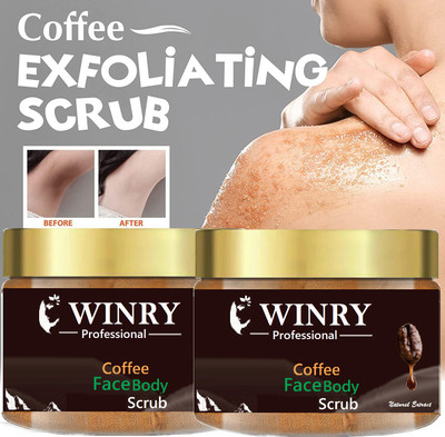 winry Anti-Tan Coffee Scrub – With Natural Ingredients Scrub(100 g)