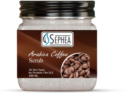 SEPHEA Arabica Coffee Massage Scrub| Face And Body Scrub | For All Skin Types 500 ml Scrub(500 ml)