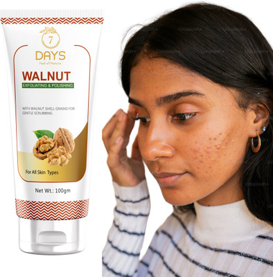 7 Days Walnut Natural Tan Removal pigmentation Spot removal  Scrub(100 g)