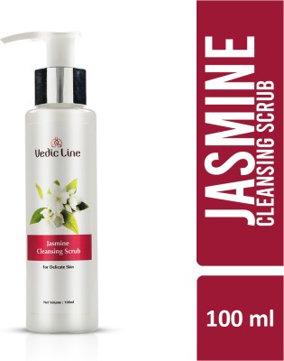 Vedic Line Jasmine Cleansing Scrub, Eliminate Dead Skin Cells, 100ml Scrub(100 ml)