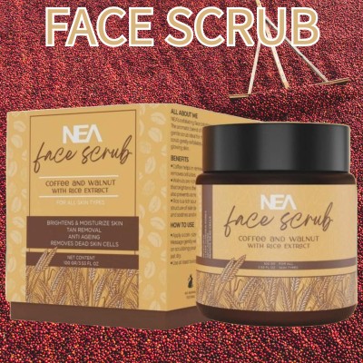 Nea Nourishing Walnut Face Scrub(100gm) Scrub(100 g)