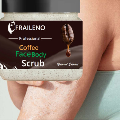 FRAILENO Coffee Face Scrub for Deep Exfoliation Scrub All Scrub(380 g)