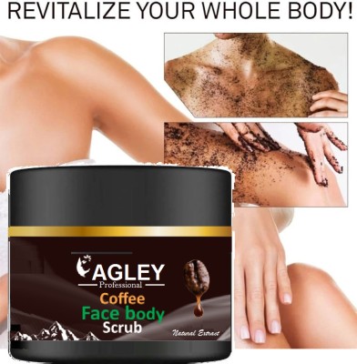 AGLEY Massage Scrub Coffee | Reduces Wrikles & Fines Lines  Scrub(250 ml)