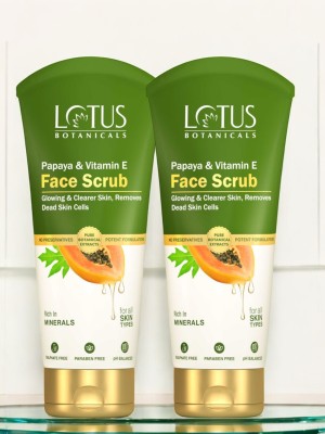 Lotus Botanicals PAPAYA & VITAMIN E FACE Scrub(200 g)