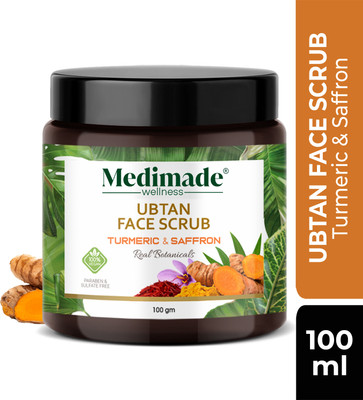 Medimade Ubtan Face Scrub for Tan and dark spot removal Scrub(100 g)