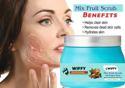 Wiffy Walnut Face Body Scrub for Tan Removal & Soft-Smooth Skin  Scrub(200 ml)