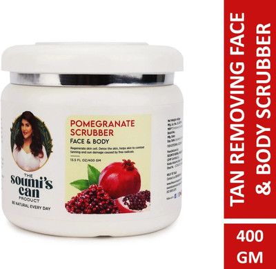 The Soumi's Can Product POMEGRANATE SCRUBBER FACE & BODY Scrub(400 g)