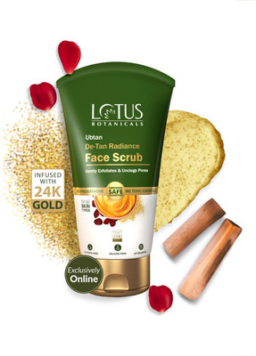 Lotus Botanicals Ubtan De-Tan Radiance Face  Scrub(100 g)