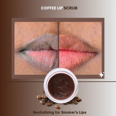 THTC Coffee Lip Balm & lip Scrub For Dry, Chapped & Dark Lips Scrub(7 g)