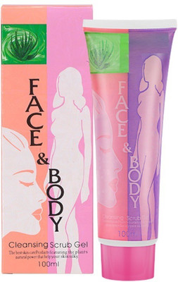 Elecsera STRAWBERRY FACE & BODY CLEANSING SCRUB GEL Scrub(100 ml)