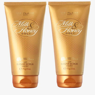 Oriflame MILK & HONEY GOLD SMOOTHING SUGAR SCRUB COMBO Scrub(150 ml)