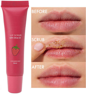 MYEONG Lip Scrub, Lip Scrub For Pigmentation, Lip Scrub For Dark Lips For Women And Men Scrub(10 ml)