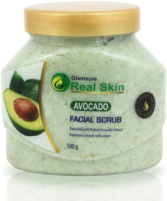 Glamsure Avocado Deep Exfoliating Face D-tan Scrub(500 g)
