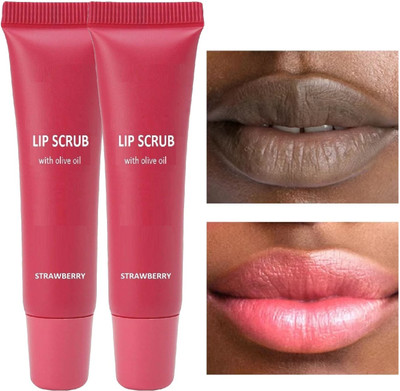 ADJD Lip Balm Scrub For Lightening & Brightening Dark Lips Scrub Combo Scrub(20 ml)
