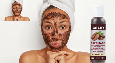 AGLEY Soft-Smooth Skin Exfoliating Coffee Body  Scrub(100 g)