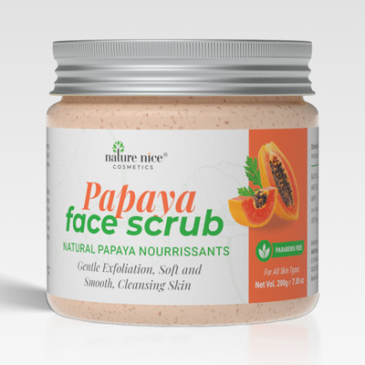 Nature Nice Papaya Face and Body Scrub with Honey Extract Scrub(200 g)