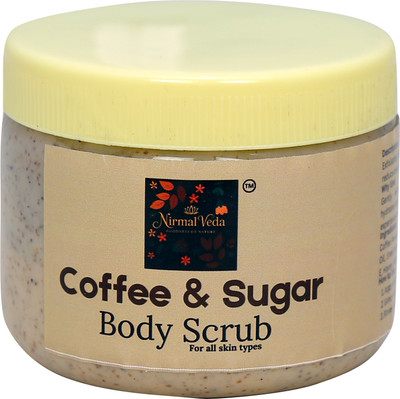 Nirmal veda Coffee & Sugar Body Scrub with goodness of natural botanicals for All skin type Scrub(200 ml)