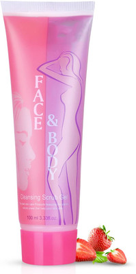 adbeni Face & Body Cleansing Scrub Gel Strawberry Scrub(100 ml)