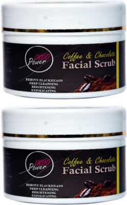 INDOPOWER ZhH 207-COFFEE & CHOCOLATE FACIAL SCRUB COMBO PACK (2x 100gm.)(2 Items in the set)