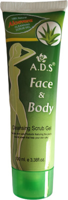 ads Face And Body Cleansing Alovera Scrub Gel-d54 Scrub(100 ml)