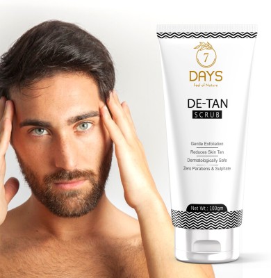 7 Days D Tan Anti Tan Face Body  Scrub(100 g)