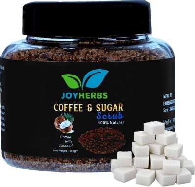 JOYHERBS De Tan Exfoliating Coffee And Scrub Body Scrub With Coconut Oil & Walnut Shell Scrub(115 g)