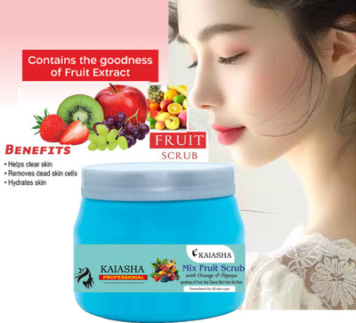 KAIASHA Face & Body Massage Exfoliating Scrub for Smooth Soft Skin  Scrub(200 g)