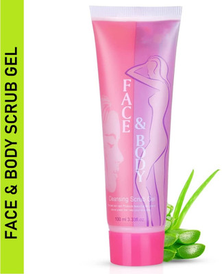 Amaryllis New Fruit Gel Scrub (Face & Body- Strawberry) Scrub(100 ml)