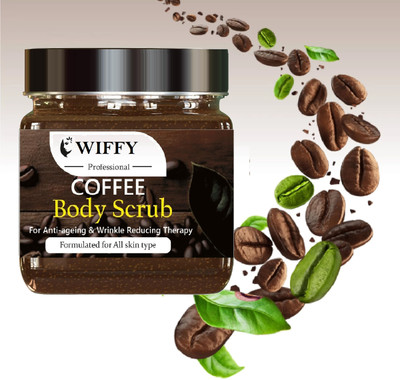 Wiffy Coffee Face Scrub For Smooth & Brightener Skin  Scrub(300 ml)