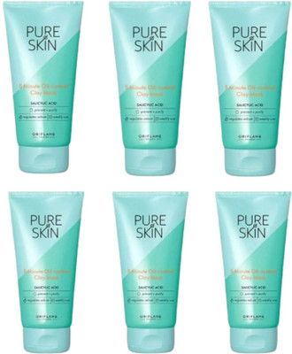 Radesh Pure Skin 5 Minute Oil-control Clay Mask(50*6) Scrub(300 g)