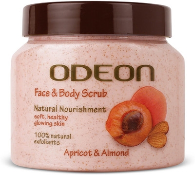 ODEON Apricot & Almond Face and Body Scrub | Natural Nourishment Scrub(300 ml)