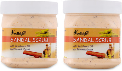 feelhigh Professional Sandal Scrub- skin care -pack2 Scrub(500 ml)