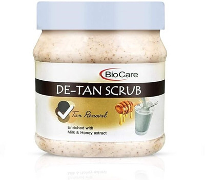 BIOCARE De-Tan Scrub For Face & Body Scrub(500 ml)