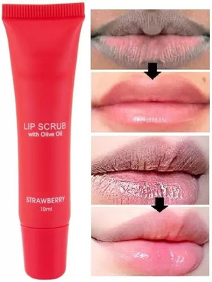 AFARAXIA Lip Scrub | Brightens Lips & Boosts Collagen Lip  Scrub(10 ml)