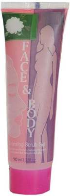 FELICECHIARA Natural Face & Body Cleansing scrub Aloevera Gel enriched Scrub(100 ml)